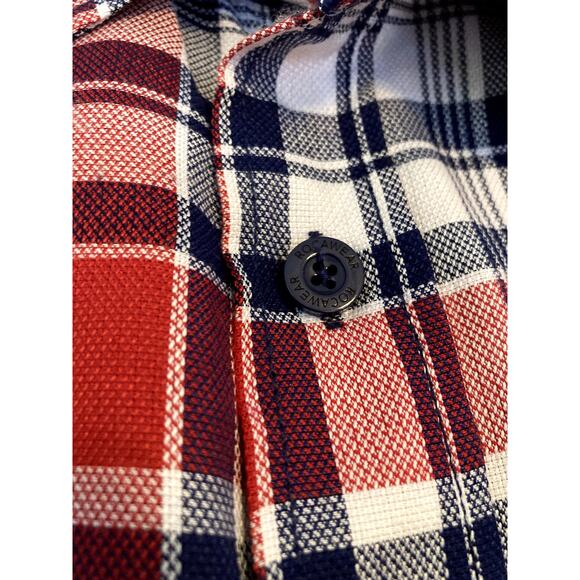 Vintage Y2K 90s Rocawear Plaid Shirt 4XL Big Short Sleeve Button Up Hip Hop - Picture 3 of 8